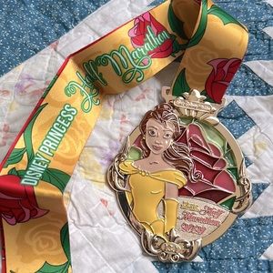 RunDisney 2021 Princess Half Marathon Belle Medal
